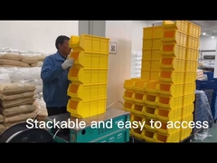 स्पेयर पार्ट्स भंडारण के लिए छोटे प्लास्टिक बॉक्स 175x102x80 मिमी