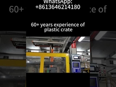 कृषि वस्तुओं के आसान परिवहन के लिए फोल्डेबल स्टैक करने योग्य प्लास्टिक के डिब्बे