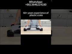 भंडारण पीपी पैकेजिंग फोल्डेबल नालीदार प्लास्टिक शिपिंग बक्से नालीदार प्लास्टिक टोकरी