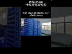 पीपी इंडस्ट्रियल स्टैकेबल फोल्डेबल प्लास्टिक बॉक्स स्टोरेज क्रेट