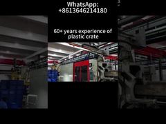 प्लास्टिक क्रेट ढहने योग्य स्टैकेबल स्टोरेज मूविंग बॉक्स अटैच्ड लिड कंटेनर