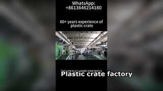 [Factory Tour] Full Process of Plastic Crate Production | Efficient Automation in Action