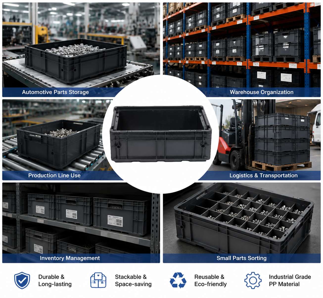 नवीनतम कंपनी ब्लॉग के बारे में Smart Logistics Upgrade: How RFID-Enabled VDA Containers with Kanban Label Holders Support Digital Factory Development