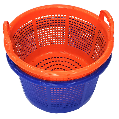 खरीदें Stackable Storage Ventilated Seafood M Plastic Shrimp Basket With Handle ऑनलाइन निर्माण