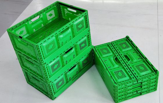 खरीदें Foldable Plastic Crate Storage Vegetables Stackable Collapsible Plastic Basket (फॉलडेबल प्लास्टिक क्रेट भंडारण सब्जियों के लिए स्टैकेबल कोलेजेबल प्लास्टिक बास्केट) ऑनलाइन निर्माण